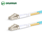 LC To LC UPC OM3 Duplex 3m Fiber Optic Multimode Patch Cord