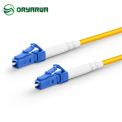 Jednomodowy kabel krosowy LC UPC do LC UPC Simplex OS2 LSZH