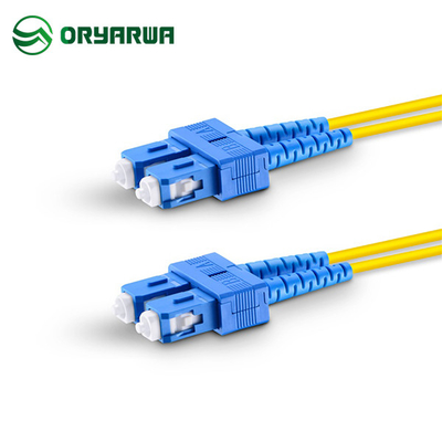 Przewód krosowy SC UPC do SC UPC Duplex Single Mode 1M 2M 3M