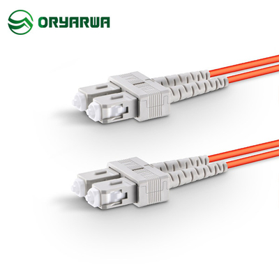 SC UPC do SC UPC Duplex Światłowodowy wielomodowy kabel krosowy OM2